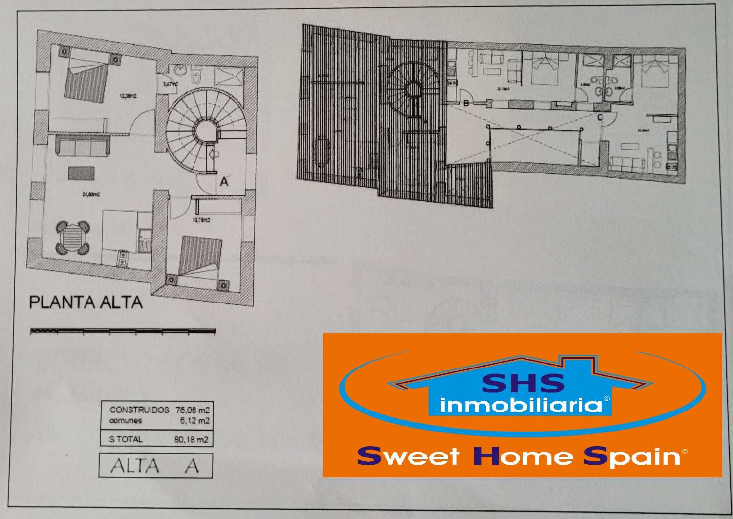 SE VENDE PISO DE 2 DORMITORIOS EN PLANTA PRIMERA DE 50 M2 EN CASA ANTIGUA REHABILITADA EN ZONA CENTRO-CABO NOVAL DE SANLUCAR DE BARRAMEDA (OBRA NUEVA)