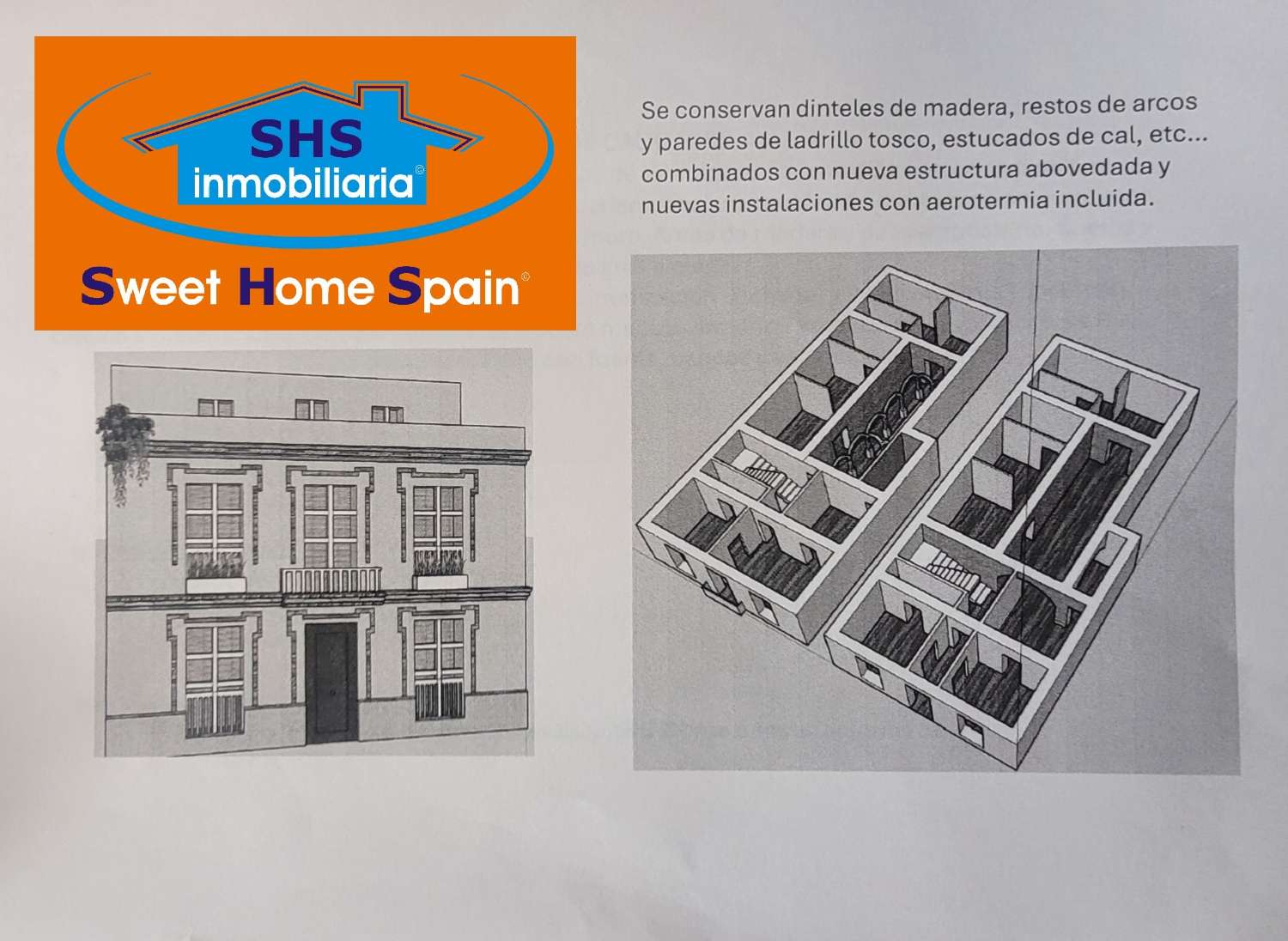 SE VENDE ESTUDIO EN PLANTA BAJA DE 40 M2 EN CASA ANTIGUA REHABILITADA EN ZONA CENTRO-CABO NOVAL DE SANLUCAR DE BARRAMEDA (OBRA NUEVA)